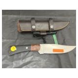 Ipak 6' Fixed Blade Knife w/Leather Sheath