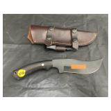 6' Fixed Blade Knife w/Leather Sheath