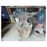 Peter Wright Anvil on Stump 75lb