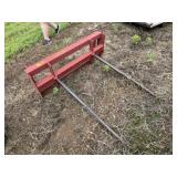 Skid Steer Hay Carrier Attachment