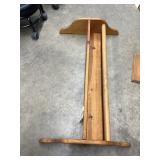 Wooden Shelf Towel Rack 34"L x 20"H