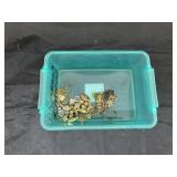 Assorted Fashion Jewelry in Plastic Tub