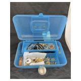 Assorted Fashion Jewelry in Plastic Case