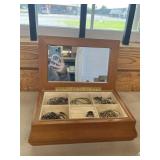 Jewelry Box w/Tray & Assorted Jewelry 12'x8'x4'