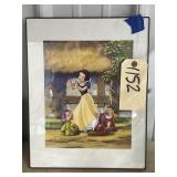 Framed Snow White Print 11'x14'
