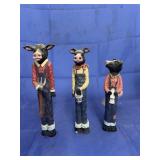 3 - Cow Figurines