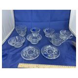 9 Pcs - Clear Glass Sugar - Bowls & More