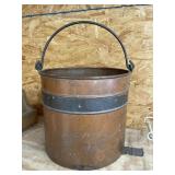Copper Hanging Bucket 13'x12'