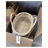 Wicker Basket - Plate - Glass Trays - Hand Mixer