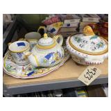 Mugs - Teapot - Chicken Creamer - Soup Tureen