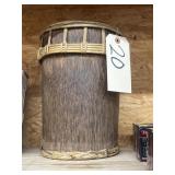 Wood/Leather Tom Tom Drum 8'x11'