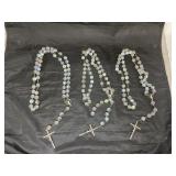 2 - Glass Beaded Rosaries