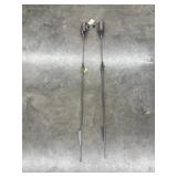 2 - Metal Tiki Torches 72"