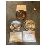 3 - Collectible Decorative Plates