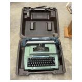Smith Corona Typewriter in Case - Case Broken