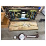 Weather Gauge - Velvet Painting - Wall Dï¿½cor