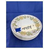 7 - Taylor Stone Daisy Wreath Dinner Plates