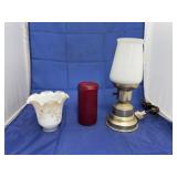 Candle - Light Shade Globe - Table Lamp