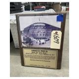 Ebbets Field Plaque - missing brick 12"x15"