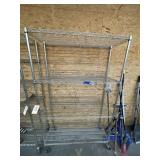 4-Shelf Metal Wire Rack 47'L x 18'W x 77'H
