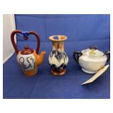 Porcelain Teapot - Stoneware Bud Vase