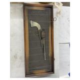 Framed Vintage Revolver 23'x10'