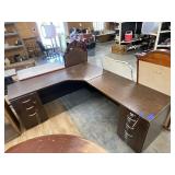 L-Shaped Desk 83'L x 72'L x 24'D x 29'H - AS IS