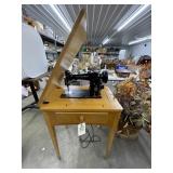 Singer Sewing Machine in Cabinet 7168981
