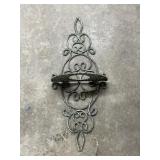 Metal Wall Candle Holder 21'H