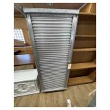 Rolling Enclosed Aluminum Baker's Rack - as is