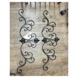 2 Pcs - Matching Metal Wall Art 31'x11'