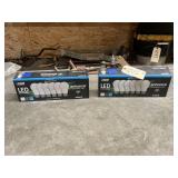 2 Pk Fiat Elec LED Dimmable 65w Light Bulbs