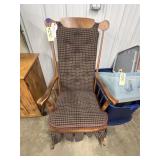 Wooden Rocking Chair w/Pad