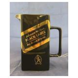 1970's Johnnie Walker Ceramic Black Pub Jugs