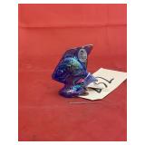 Fenton 1990's Carnival Glass Angel Fish