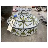 Painted Glass Lamp Shade
