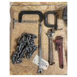 Crescent Wrench - Log Chain - C Clamps & More