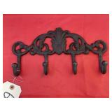 Cast Iron Wall Dï¿½cor w/4 Hooks 12'x6'