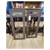 2 Pcs - Metal Wall Dï¿½cor 16'x37'