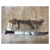 Machete & Honduras Leather Sheath