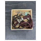 Teepee Turquoise Inlaid Bolo Tie & Spanish Bolo