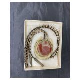 Red Jasper Bolo Tie
