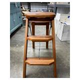 Wooden Step Stool 12"x11"x25"