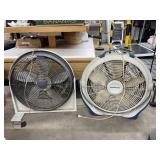 Pair Round Fans 20"Dia