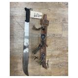 Machete & Honduras Leather Sheath