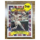 MIKE SCHMIDT 1992 Sportflics Kellogg's Corn Flakes