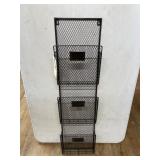 3 - Tiered Metal Paper Organizer 38'x10'