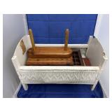Wooden Peg Stand - Miniatures Box - Doll Bed