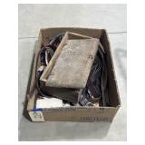 Wooden Tool Box - Assorted Leather