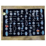 Tray of Assorted Silver Toned Fashion Rings